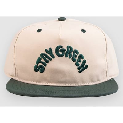 The Dudes Stay Green Unstructured 5 Panel Cap wit