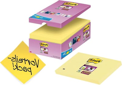 Gekleurde zelfklevende notities - Voordeelverpakking 16 stuks Sticky Notes - kantoor en studenten Office Sticky Notes