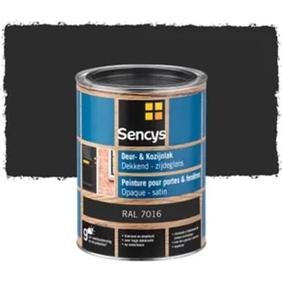 Sencys Lak Voor Deuren En Ramen Zijdeglans Ral7016 2,5l