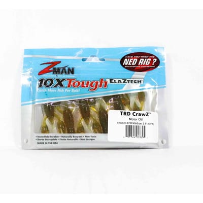 Zman Soft Lure TRD Crawz 2,5 inch 6/pack motorolie (3394) blue