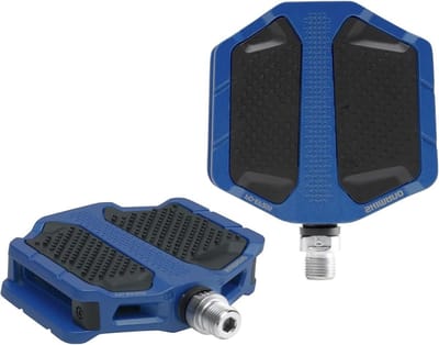 Fiets pedalen - Platte pedalen - Mountainbiken - Aluminium constructie - One Size - Blauw