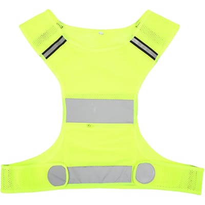 Reflecterend Vest Hoge Zichtbaarheid Ademend Sneldrogend Veiligheidsvest voor Hardlopen Werken XL gray