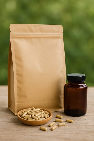 Shiitake Capsules 450mg - 1000 Capsules - VehGro
