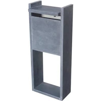 Brievenbus Staande Brievenbus Cadiz Small - Natuursteen - Blauwe Hardsteen - 45x100x20cm