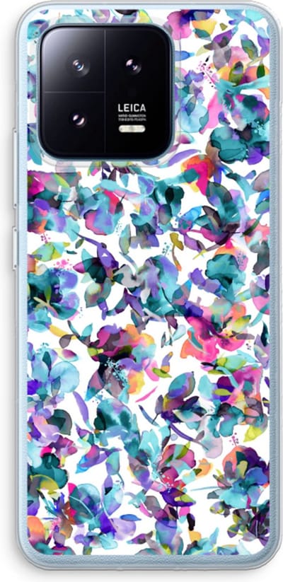 Case Company® - Hoesje geschikt voor Xiaomi 13 Pro hoesje - Hibiscus Flowers - Soft Cover Telefoonhoesje - Bescherming aan alle Kanten en Schermrand