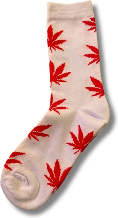 Jumada's - - Wiet-/Cannabis/Hemp Leaf/Skate/Hennep-Sokken - Maat 36-42 - Voor Feesten & Meer! Amsterdam sokken - Toeristen cadeau Nederland