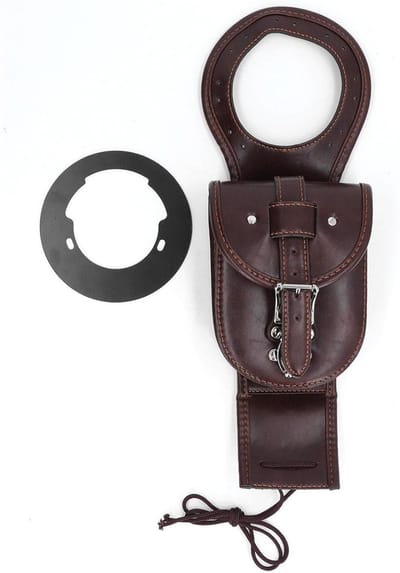 Motorfiets Tanktas - Brandstoftank Tas - Motorfiets Opslag - Beschermt Tankdop - 300 g - Bruin