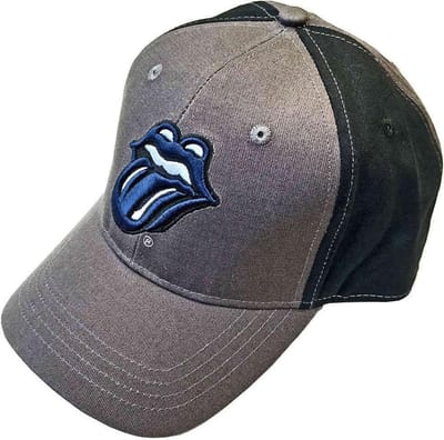 The Rolling Stones - Navy Tongue Baseball pet - Grijs/Zwart