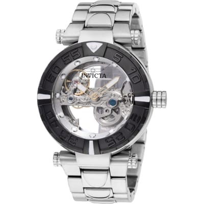 Invicta Subaqua 49505 Heren Horloge - Automatisch Uurwerk - Roestvrij Staal met zilveren Wijzerplaat - 47mm
