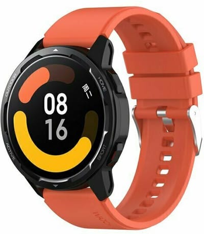 By Qubix - 22mm - Siliconen sportband - Oranje - geschikt voor Huawei Watch 3 / 4 / 5 (pro) - 46mm & geschikt voor Huawei Watch GT / GT 2 / GT 3 (pro) / GT 4 (pro) / GT 5 (pro) / GT 6 (pro) 46mm / Ultimate / Ultimate 2