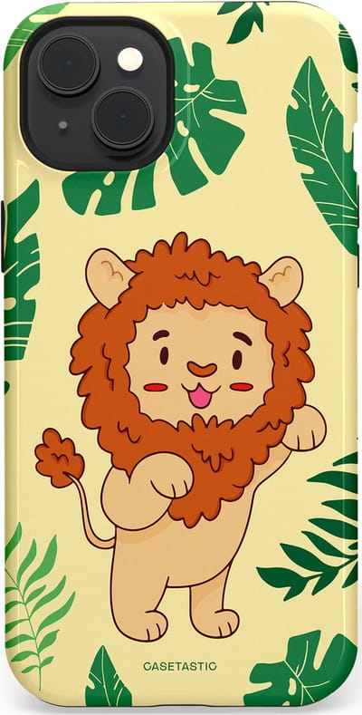 Casetastic Hoesje Geschikt voor Apple iPhone 15 Plus Magsafe - Stijlvolle Beschermende Duo-layer Case - Brulknuffel