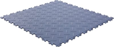 Rubbermagazijn - PVC kliktegel diamant - Donkerblauw - 50x50cm - Dikte 4mm - winkel - showroom - garage - prijs per stuk