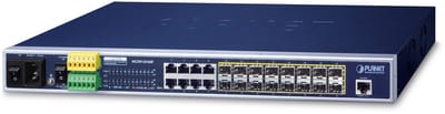 PLANET MGSW-24160F netwerk-switch Managed L2+ Gigabit Ethernet (10/100/1000) Power over Ethernet (PoE) 1U Blauw