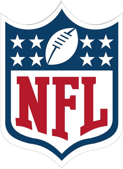 Signs USA - wandbord - dibond - NFL Logo -20,5 x 28 cm