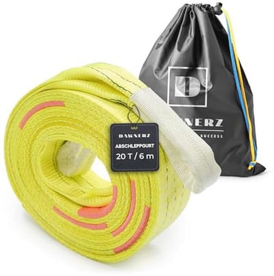 Sleepkabel 20 ton - 6m voor zware lasten en noodsituaties