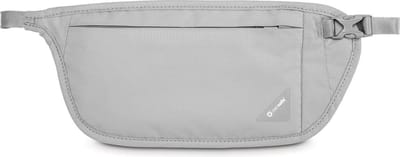 Pacsafe Heuptas - 26 x 13 x 0,5 cm - Veelzijdige Tas - RFID-blokkerend - Crossbody - Buideltasje - Lichtgrijs