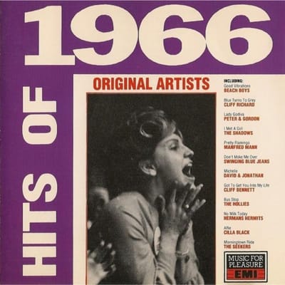 CD DIVERS  Hits Of 1966 CDMFP6068CDB79 Music For Pleas 1989 UK Pop Occasion black