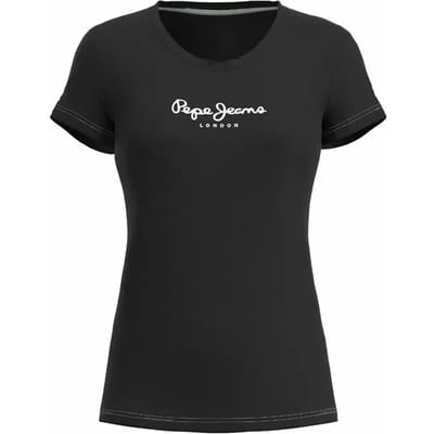 Short Sleeve Crew Neck Tee Wo - Black T-Shirts