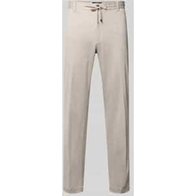 slim fit broek met trekkoord model 'Sake'