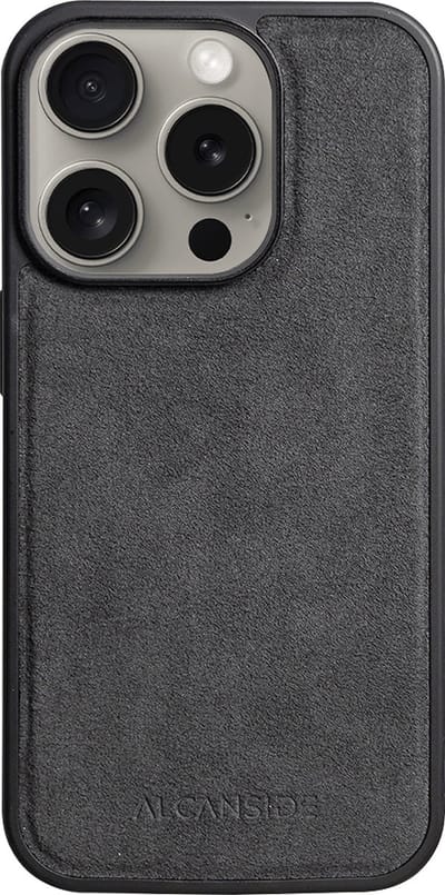 iPhone 15 Pro Max - Alcantara Back Cover - Space Grey