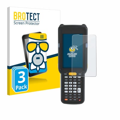 BROTECT - Screenprotector voor Zebra MC330L - Folie Beschermfolie Beschermglas matte 3 Stuks