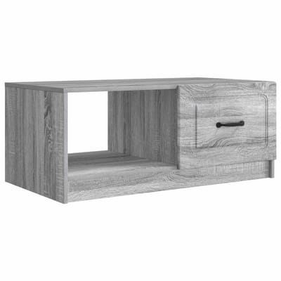 vidaXL - Salontafel - Grijs - sonoma - 90 - x - 50 - x - 37 - cm - Bewerkt - hout