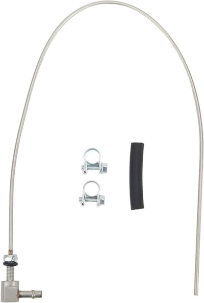 MK Stoer - Brandstoftank Stand Pipe Kit Auto-accessoires met Slangklemmen - Vervanging - Koper Rubber Geschikt voor Eberspacher D2 D4 Airtronic Stand Pipe Kit - Auto-accessoires - Slangklemmen - Vervanging - Koper Rubber