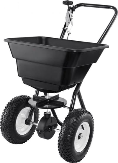 Kunstmeststrooier - 36,29 kg - 12" Wielen - Zoutstrooier
