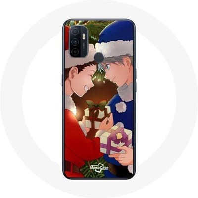 Coque pour Oppo A53 Hunter x Hunter Gon Freecss et Killua Zoldyck Christmas Day Anime Manga