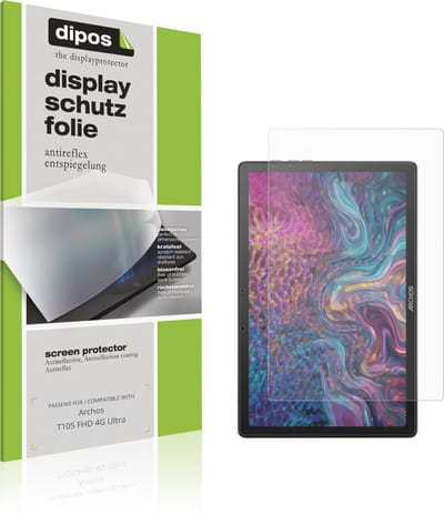 dipos – 2x Matte Beschermfolie geschikt voor Archos T105 FHD 4G Ultra | Krasbestendige & antireflecterende Screenprotector Ultra-Thin