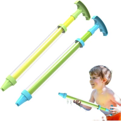 longziming -Waterspeelgoed Voor Buiten - Waterpistool - Lichtgewicht ABS-Kunststof - Grote Spuitafstand - 2 Stuks