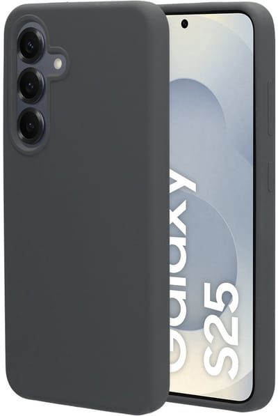 Mobiparts hoesje geschikt voor de Samsung Galaxy S25 - Siliconen - Grijs