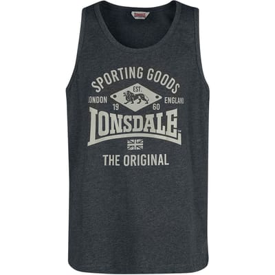 Lonsdale London Pilton Heren Tanktop - grijs - L