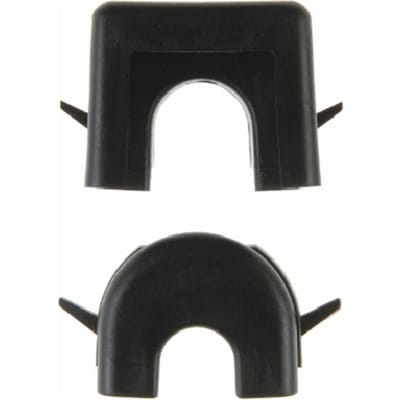 Zwarte opbouw kabel- en leidingdoorvoer - 181305 [2 stuks]