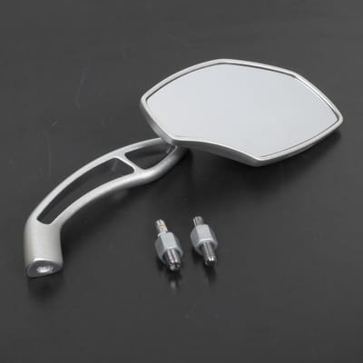 Rechterachteruitkijkspiegel voor motorfiets, aluminium, Nova M8 of M10, omgekeerd, nieuw
