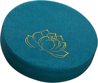 Meditatiekussen van duurzaam schuim en katoen, afneembaar en wasbaar, ideaal voor balkon, woonkamer en tatami (blauw)