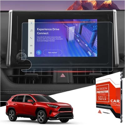 Navigatie Screen Protector 9H Tempered Glass voor RAV4 2023-2025, Glanzende Bescherming en Accessoires voor Aanraakscherm