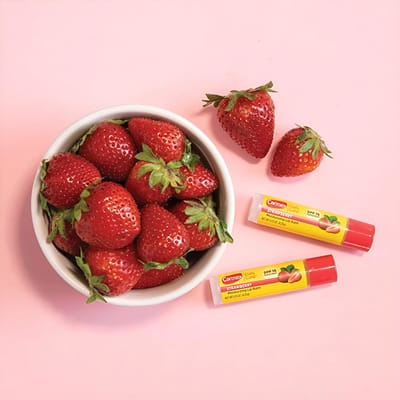 Carmex Daily Care SPF 15 Aardbei Lippenbalsem - Lippenbalsem - UV-bescherming, 3-pack
