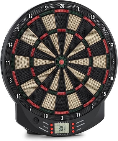 Elektronisch Dartbord met 26 Spellen voor Maximaal 8 Spelers - Inclusief Zachte Darts