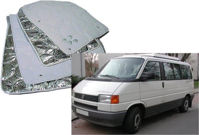 Raamisolatie Geschikt voor Volkswagen T4 Multivan Raamisolatie voor ramen achterzijde 5 delige set