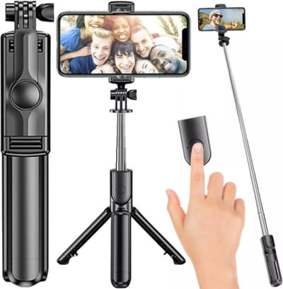 Izoxis Monopod en Tripod - Draadloos en Compact - Voor Foto's en Video's
