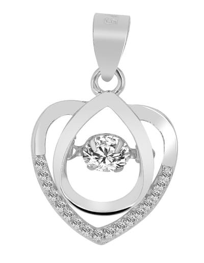 AKZENT Akzent Dames hanger "Lira" van 925 Sterlingzilver, gerhodineerd, duurzaam
