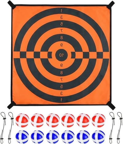 Trampoline Dartspel - Veiligheidstraining Set - Interactief Plezier - Sterk Bindingsontwerp - 15 cm Clips - Meerkleurig
