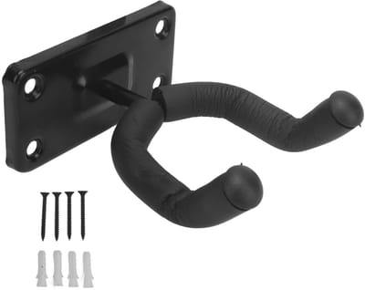 VT Goods - U-Vormige Gitaarhanger - Wandbeugel voor Gitaar - Stevig en Betrouwbaar - Geschikt voor Bas en Ukulele - Ruimtebesparend - Ideaal voor Gi...