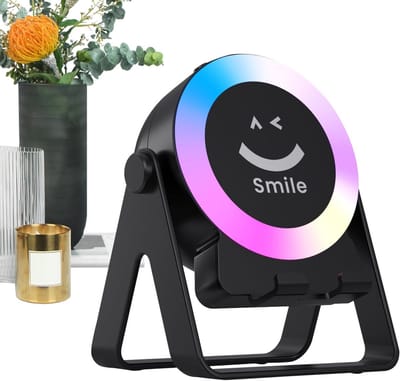 Draadloze Luidspreker - Smart Speaker - Muziek Luisteren - Smart Sensing Technologie - 14 x 9.5 x 14 cm