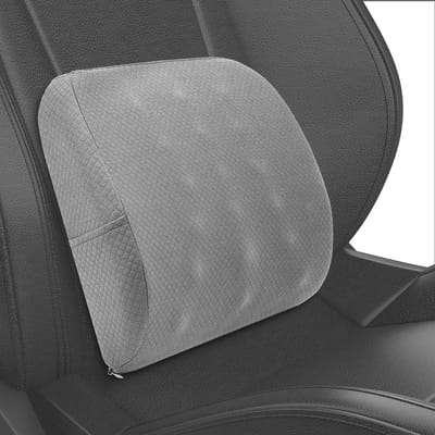Unyqoos ® Luxe Ergonomische Rugsteun voor Auto, Kantoor en Thuisgebruik met Traagschuimcomfort