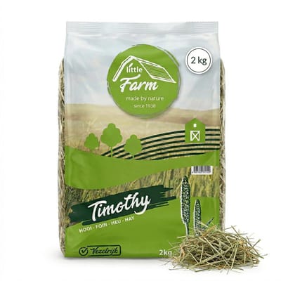 Little Farm Konijnenvoer - Volledig Knaagdierenvoer - Gemengde Konijnenkorrel - Complete Voeding Dwergkonijnen Konijnen - 2kg