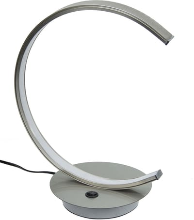 Trango 1 Pack 2019-01 Design LED Decoratieve Tafellamp Halve Maan Vorm * MOONLIGHT* Lichtstrip Gebogen Vorm Commode Lamp, Nachtlampje, Lamp incl. 7 Watt - 450 Lumen LED Lamp 3000K warm wit