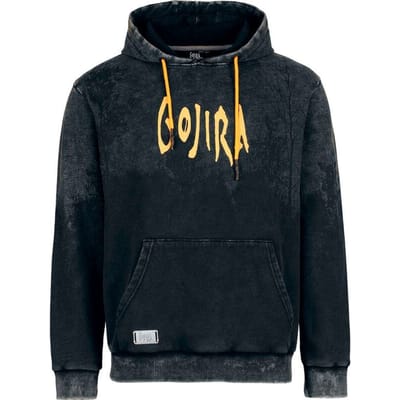 Gojira Trui met capuchon - EMP Signature Collection - M tot XL - voor Mannen - grijs-zwart