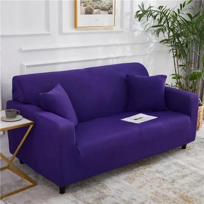Stretch Effen Bankhoes Elastische Bankhoezen voor Woonkamer Funda Bank Verstelbare L-vorm Bankhoes Huis 1/2/3/4-zits 1-seater 90-140CM